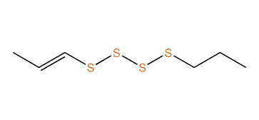 Propyl (E)-1-propenyl tetrasulfide